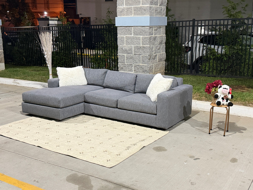 West elm urban 2pc sectional