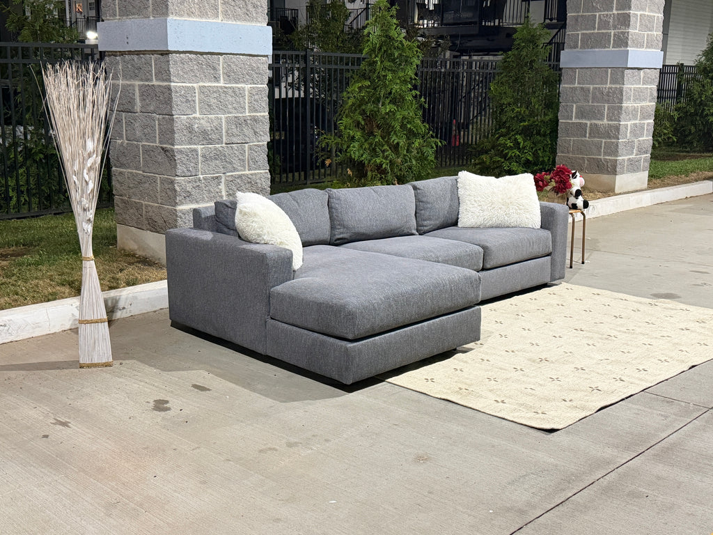 West elm urban 2pc sectional