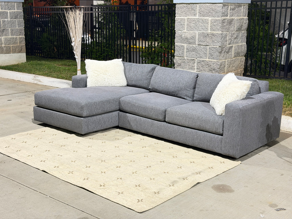 West elm urban 2pc sectional