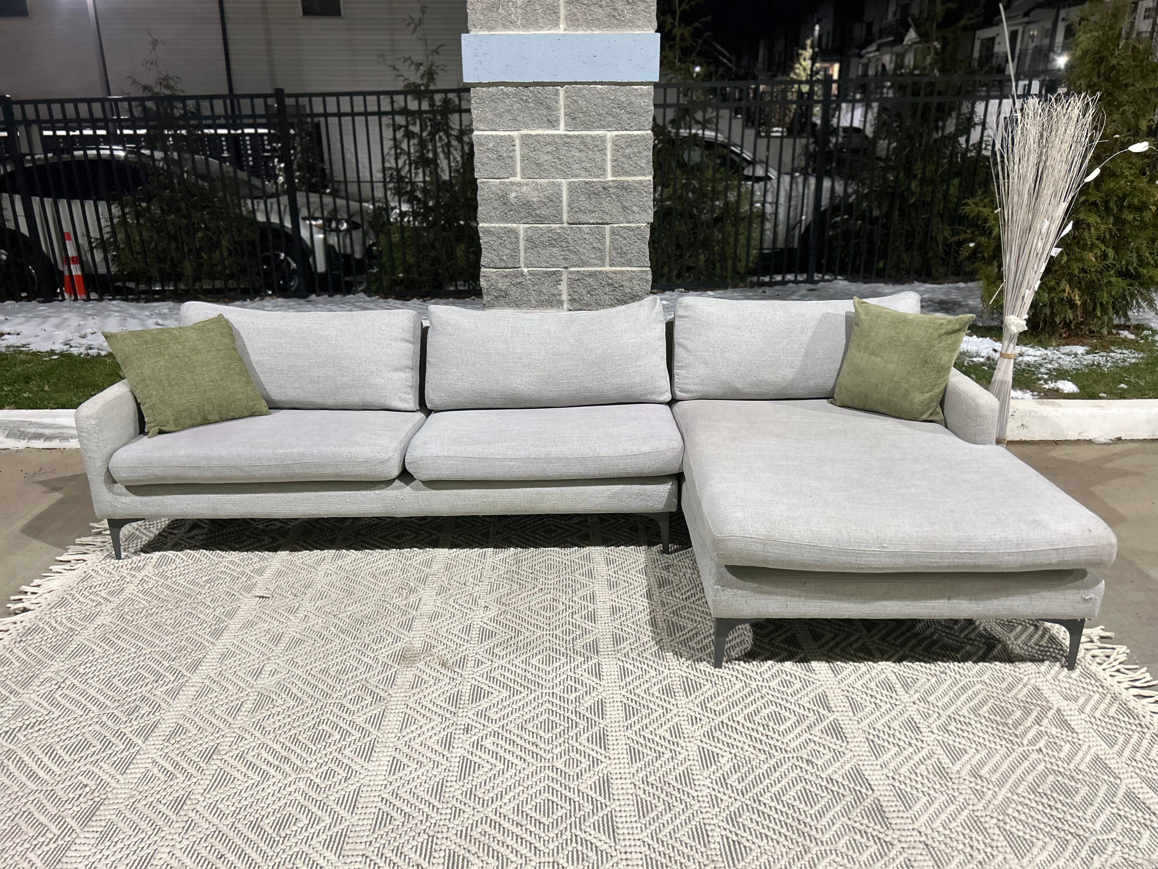 Jones 2 - Piece Upholstered Chaise Sectional