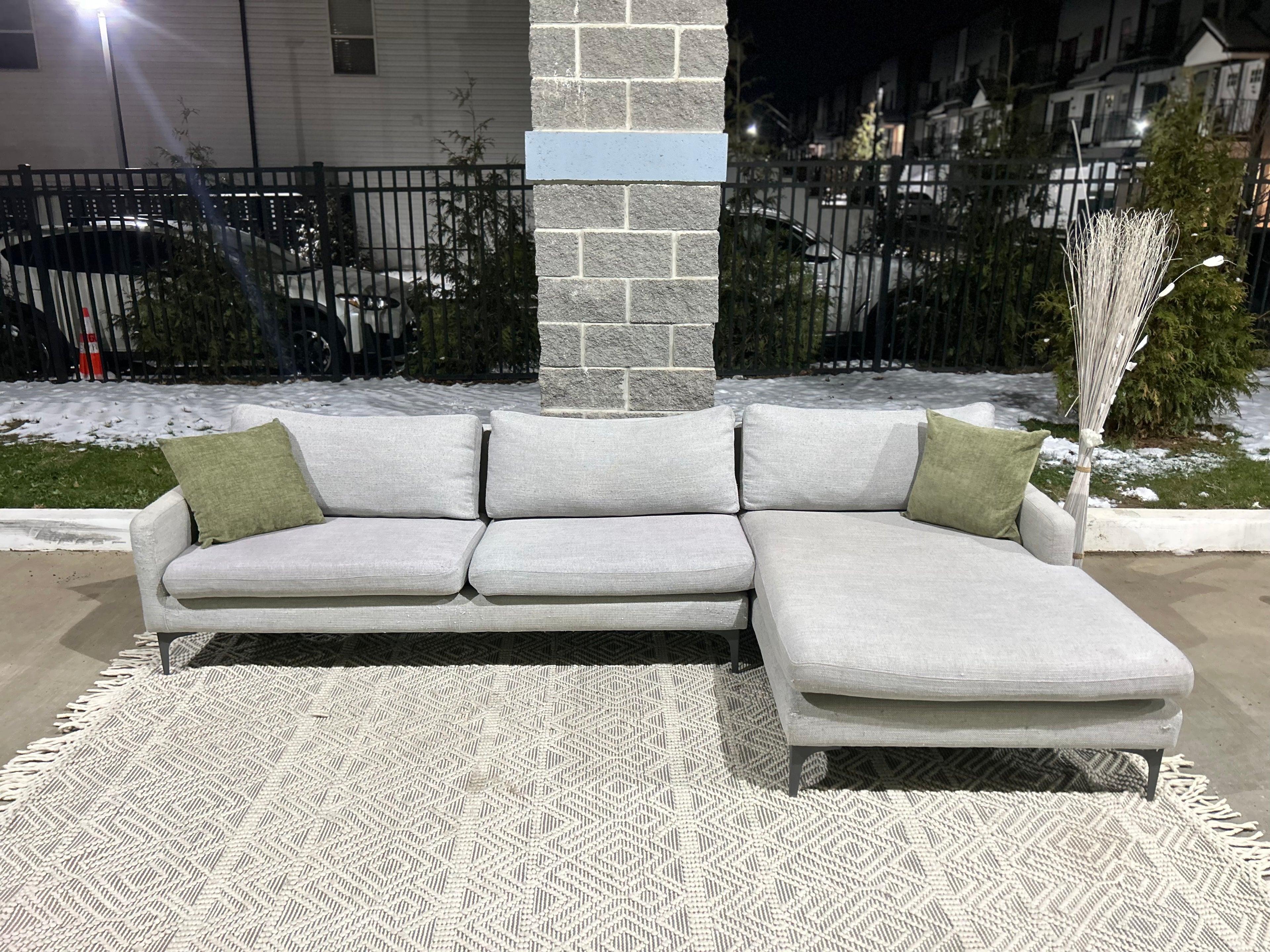 Jones 2 - Piece Upholstered Chaise Sectional