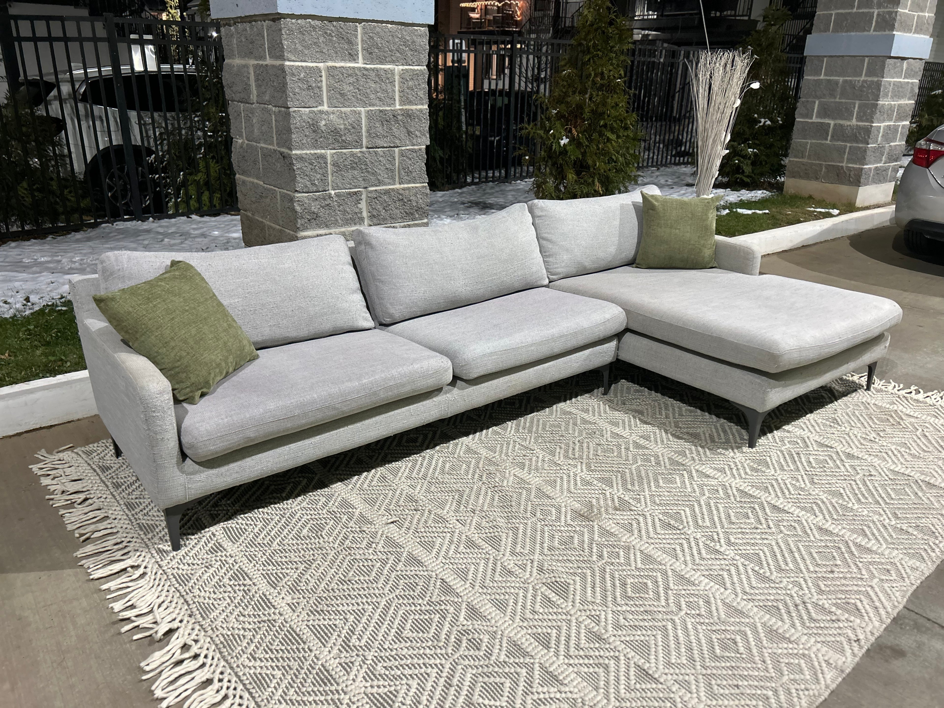 Jones 2 - Piece Upholstered Chaise Sectional