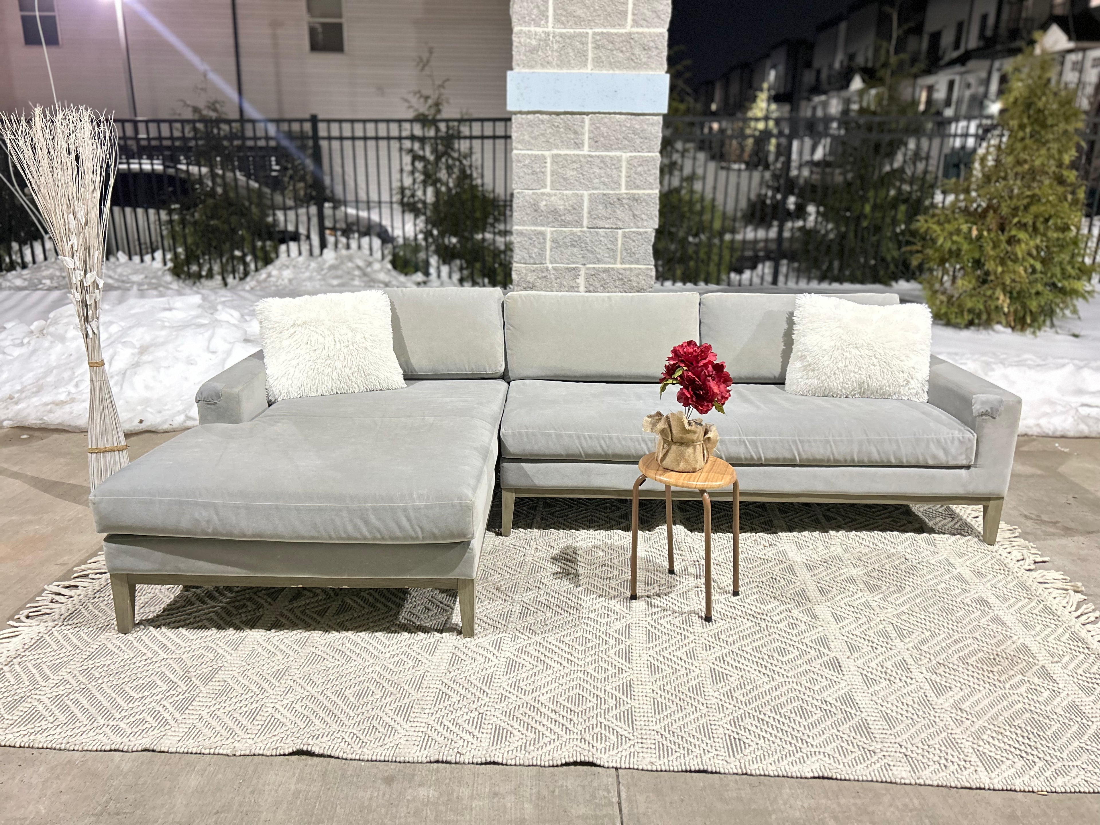 Restoration Hardware Italia Track Arm Sectional