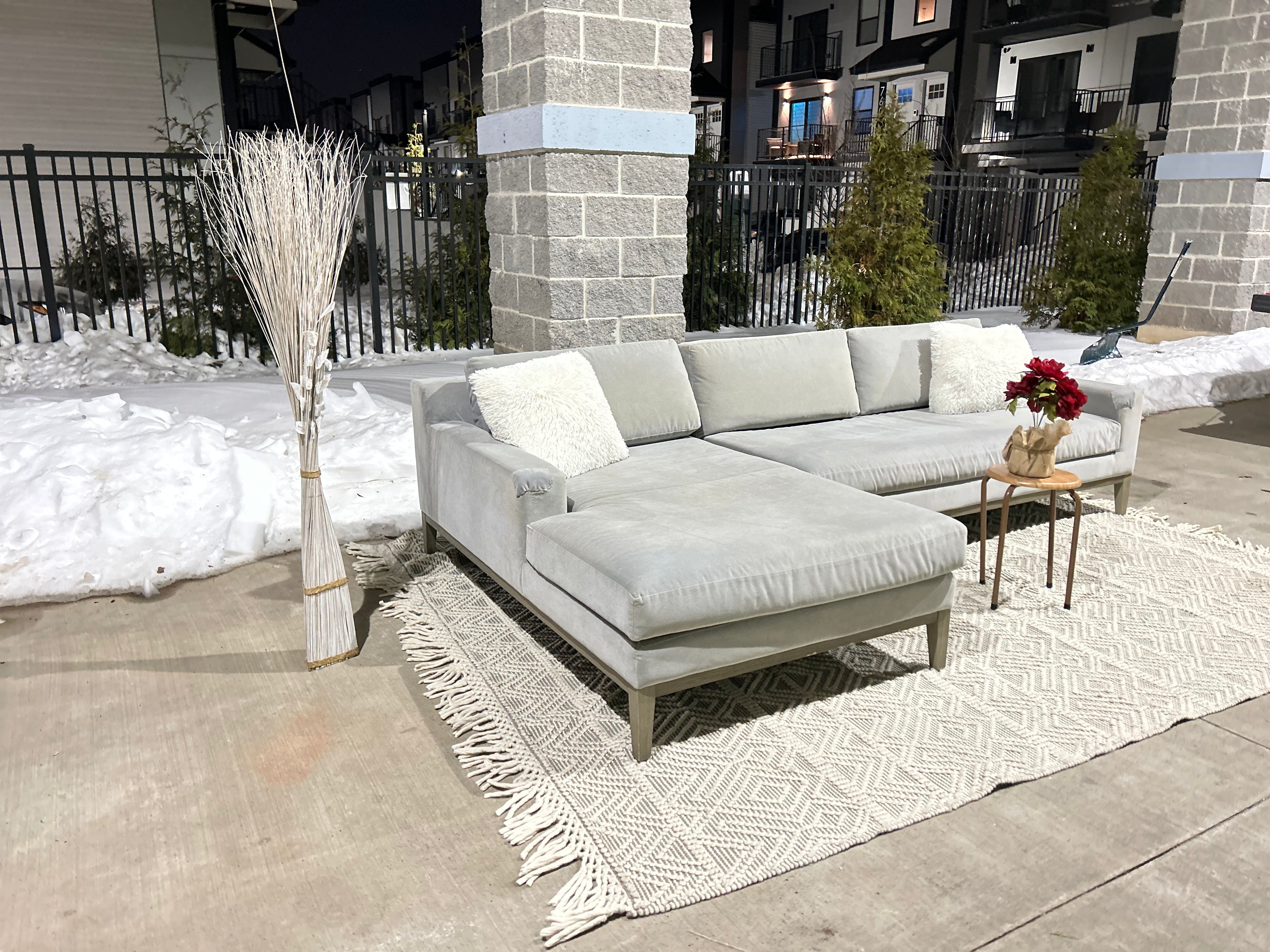 Restoration Hardware Italia Track Arm Sectional